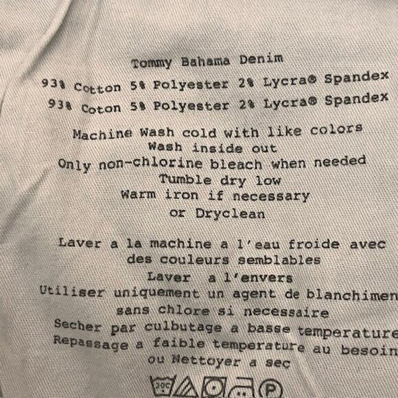 Tommy Bahama Denim 5-Pocket Straight Leg Jeans - 12 - Picture 9 of 9